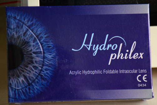 hydrophobic lenses